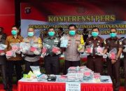 Konferensi Pers Pengungkapan Kasus Tindak Pidana Narkoba di Wilayah Hukum Polres Lamandau Polda Kalteng.