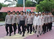 Polres Katingan Gelar Latihan PBB untuk Tingkatkan Disiplin dan Profesionalisme Personel