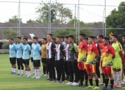 Tanding Seru HUT ke-79 Korps Brimob Polri , Batalyon B Pelopor Tundukkan Batalyon A dengan Skor 2-0