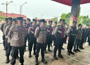 Polres Murung Raya Terjunkan Puluhan Personel Amankan Debat Perdana Pilkada 2024