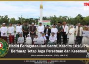 Hadiri Peringatan Hari Santri, Kasdim 1016/Plk Berharap Tetap Jaga Persatuan dan Kesatuan 