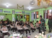 Kodim 1002/HST Ajak Siswa SDN 1 Barabai Darat Asyik Belajar Matematika dengan Metode Gasing