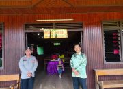 Polsek Marikit Patroli Tempat ibadah ciptakan Harkamtibmas saat pelaksanaan ibadah digereja wilayah Kec Marikit, Kab. Katingan. 