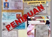 Waspada Penipuan Menjual Sepeda Motor atau Mobil Mengatasnamakan Anggota Kodim 1016/Palangka Raya