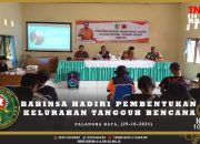 Babinsa Koramil 1016-02/Bukit Batu Hadiri Pembentukan Kelurahan Tangguh Bencana di Palangka Raya