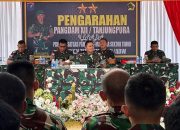 Pangdam XII/Tpr Kunjungi Pos Kotis Nanga Badau Satgas Pamtas RI-Mly Yonzipur 5/Abw