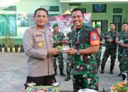 HUT TNI Ke-79, Kapolres Mura Bersama Rombongan Beri Kejutan Kepada Dandim 1013 Muara Teweh