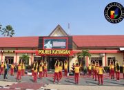 Polres Katingan Gelar Olahraga Pagi untuk Tingkatkan Kebugaran dan Kekompakan Personel