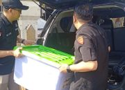 Empat Box Countioner Dokumen disita Tim Penyidik Kalteng Dari Bawaslu Seruyan.