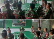 Tunjang Tugas Pokok di Lapangan, Danramil Arsel Berikan Pengarahan Kepada Anggota