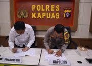 Kapolres Kapuas Hadiri Penyerahan Tabulasi Dari Tim Audit Kinerja Itwasda Polda Kalteng Di Polres Kapuas