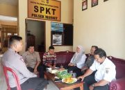 Kegiatan Silahturahmi dan Koordinasi Panitia Pemilihan Kecamatan (PPK) Marikit dengan Polsek Marikit, Polres Katingan 