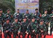 Pangdam XII/Tpr Letakkan Batu Pertama Pembangunan Mushola Pos Pamtas Sungai Daun