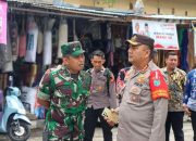 Di Pasar Kahayan, Kapolresta Palangka Raya Pimpin Pengamanan Kunjungan Wapres RI
