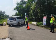 Atur Kelancaran Lalu Lintas di Lokasi Kampanye, Kasat Lantas Polres Pulang Pisau Turut Serta Turun Ke Jalan
