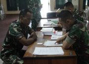 Kodim 1015/Sampit Terima Kunjunagan Tim Pengawasan Dan Evaluasi Dari Kodam XII/Tanjungpura