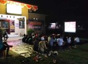 Polsek Marikit Gelar Nonton Bareng (Nobar) Kamtibmas Mendukung Timnas Indonesia Melawan Tim Arab Saudi di Stadion Utama Gelora Bung Karno (SUGBK).