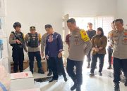 Jelang Pilkada, Wakapolda Kalteng dan Kapolres Pulpis Tinjau Gudang Logistik KPU 