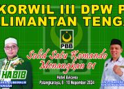 DPW Partai Bulan Bintang Mengadakan Kegiatan Rakorwil di Hotel Avicena Palangka Raya