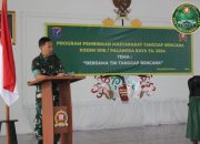 Kodim 1016/Palangka Raya Kolaborasi dengan BPBD dan DAMKAR Wujudkan Masyarakat Tangguh Hadapi Bencana