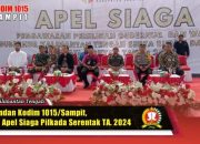 Komandan Kodim 1015/Sampit Hadiri Apel Siaga Apel Pilkada Serentak Tahun 2024