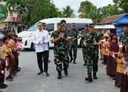 Tim Peninjauan Dan Penilaian Kampung Pancasila dari Mabesad dan BPIP Kunjungi Kelurahan Kalampangan