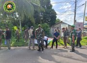 Tertibkan APK, Kodim 1019/Ktg dan Bawaslu Jaga Kenyamanan Warga di Jalan Lintas Katingan
