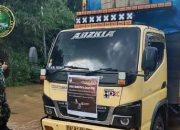 Pendistribusian Logistik Pilkada di Kecamatan Rungan Menembus Banjir Setinggi Pinggang