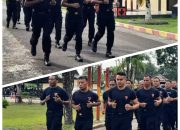 Tingkatkan Imunitas, Batalyon B Pelopor Laksanakan Kegiatan Olahraga Pagi
