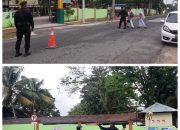 Brimob Kalteng Jamin Keselamatan Pelajar Lewat Kegiatan Strong Point di Kobar