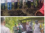 Di Kalampangan, Kapolsek Sabangau Launching Gugus Tugas Polri Dukung Program Ketahanan Pangan 