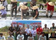 Dandim 1012/Buntok Hadiri Launching Gugus Tugas Polri Mendukung Ketahanan Pangan