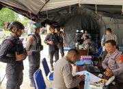 Gelar Patroli Gabungan Bersama Polres Kobar, Brimob Kalteng Siap Wujudkan Tahap Rekapitulasi Pilkada di Pangkalan Bun Aman dan Nyaman