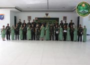 Dandim 1016/Plk Pimpin Upacara Wisuda Purna Tugas Bintara Kodim 1016/Plk Tahun 2024