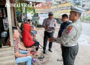 Saat Musim Hujan, Satlantas Polresta Palangka Raya Gelar Dikmas Lantas di Jalur Luar Kota