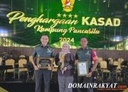 Raih Juara 2 Kampung Pancasila Kategori Pembinaan UMKM, Kodim 1016/Palangka Raya Peroleh Penghargaan KASAD