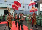 Dandim 1016/Plk Beserta Anggota Menyambut Kunjungan Kerja Danrem 102/Pjg 