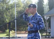 Danlanud Iskandar Pimpin Upacara Panglima TNI Kobarkan Semangat 2025 TNI Garda Terdepan Bangsa