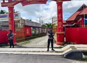 Ciptakan Kamtibmas Saat Perayaan Tahun Baru Imlek, Brimob Sampit Gelar Patroli ke Vihara