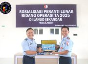 Lanud Iskandar Laksanakan Sosialisasi Peranti Lunak Bidang Operasi