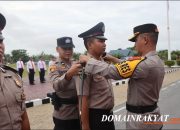 Polres Katingan Gelar Tradisi Kenaikan Pangkat