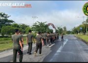 Awali Tahun Baru 2025,Anggota Kodim 1019/Katingan Laksanakan Olahraga Bersama.