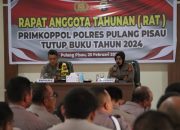 Gelar RAT (Rapat Anggota Tahunan), Primkoppol Polres Pulang Pisau Berkomitmen Sejahterakan Anggota