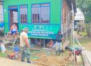 Penuhi Kebutuhan Air Bersih untuk Warga, Satgas TMMD Reg Ke-123 Kodim 1019/Katingan Buat Sumur Bor