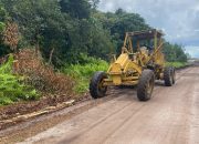 Satgas TMMD Reg Ke-123 Pacu Semangat Kerja, Pengerasan Badan Jalan