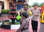 Apel Tradisi Penyambutan Perwira dan Bintara Baru Polres Katingan