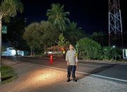 Jaga Kekhusyukan Ibadah, Polsek Sabangau Amankan Sholat Isya dan Tarawih di Masjid Gede Darutaqwa
