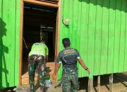 RTLH Milik Ibu Yanti Yang Direhap Satgas TMMD Sudah Memasuki Tahap Pengecetan