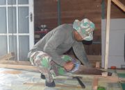 Perehaban RTLH Pada TMMD Ke 123 Kodim 1014/Pbn Terus Dikebut