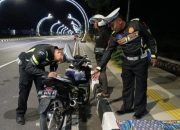Ganggu Kenyamanan di Bulan Puasa, Satlantas Polres Pulang Pisau Tindak Pengguna Knalpot Tidak Sesuai Spesifikasi 